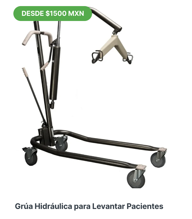 Grúa para Pacientes renta Renta hidráulica disponible para la renta